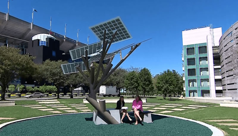 árboles solares Solar Hybrid Energy